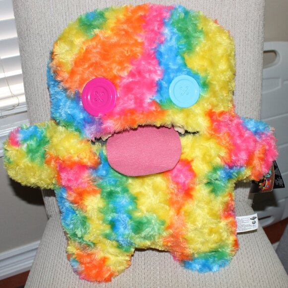 3/$188❤️Fuggler BIGG FUGG Oogah Boogah Rainbow Plush Toy Ugly Monster Tie-dye - Picture 16 of 16
